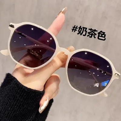 Women's Large Frame Sunglasses with UV Protection - 3