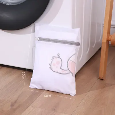 Thick Fine Mesh Laundry Bag, Protective Wash Bag for Washing Machines