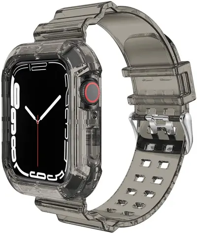 Transparent Glacier Strap for Apple Watch Series 9, Compatible with iWatch 8 - 7