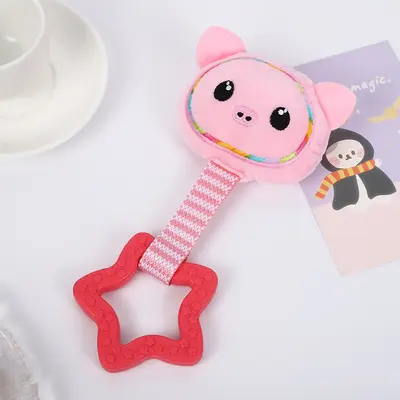 TPR Rubber Plush Dog Toy, Bite-Resistant Chew Toy - 11