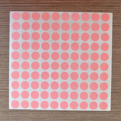 Xinhong Renkli Yuvarlak Nokta Sticker Yuvarlak Etiket Kağıdı Sınıflandırma Sticker 16 Renk Renkli İşaretleme Sticker Yapışkanlı Etiket - 12