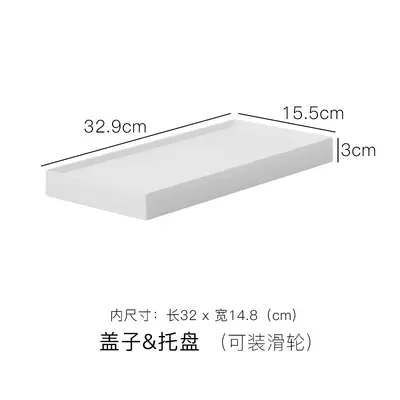 Japanese style white kitchen storage box - 11