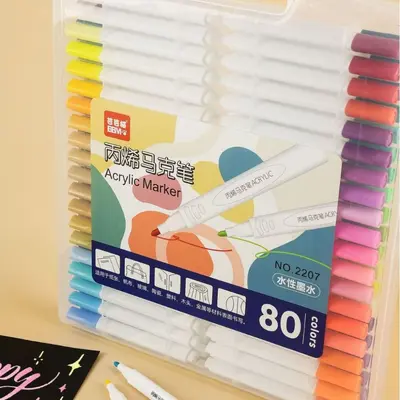Acryl-Markerstift 100er-Set, Dreieckform - 12