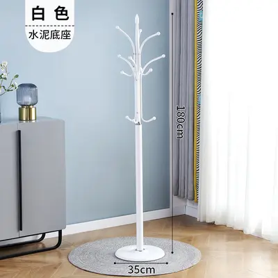 Iron Coat Rack with Legs for Bedroom and Living Room, Marble Pattern - 9