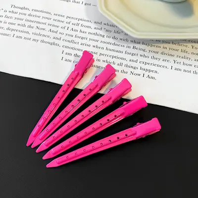 Hair Root Fixing Pointed Duckbill Clip for Salon Use, Sectioning Hair Clip - 12