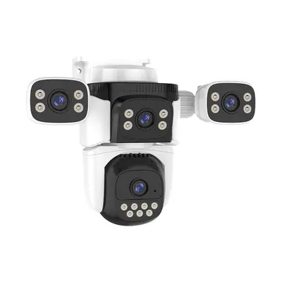 4-Kanal Heimüberwachungskamera 1080P Nachtsicht 360° Wireless - 9