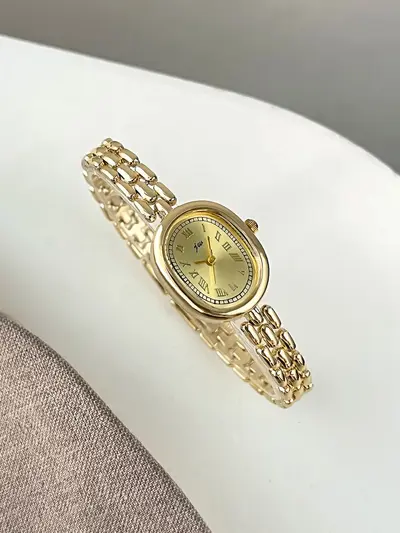GEDI oval retro kadın kuartz saati Roman rakamları - 7