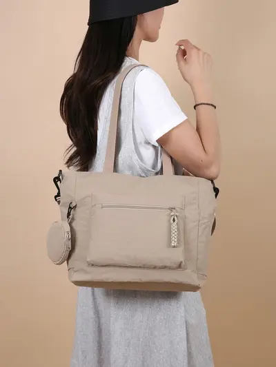 Grenzüberschreitende Großraum-Tote-Tasche, modische Damen-Schultertasche, schlicht elegant, vielseitig kombinierbar, Pendler-Tasche, individuelle Damen-Handtasche