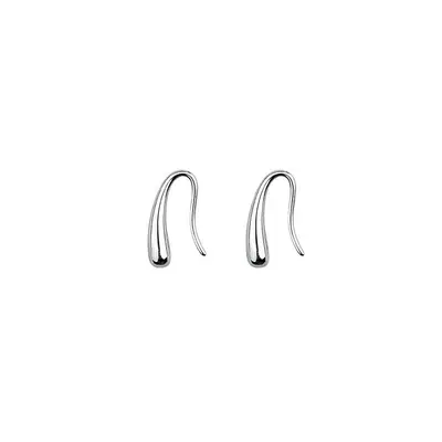 925er Silber Wassertropfen Ohrringe, tragbares Design - 5