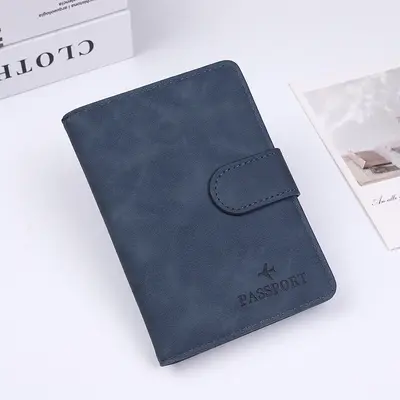 RFID Seyahat Pasaport Çantası Toka Anti-Manyetik Pasaport Koruma Kılıfı Çok Kartlı Kimlik Belgesi Saklama Koruma Kılıfı Belge Kartı Çantası - 10