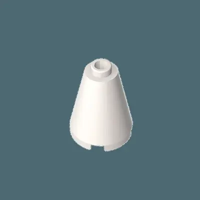 3942a Building Blocks 2x2 Cone Bricks, Small Technic Parts, 100 g - 9