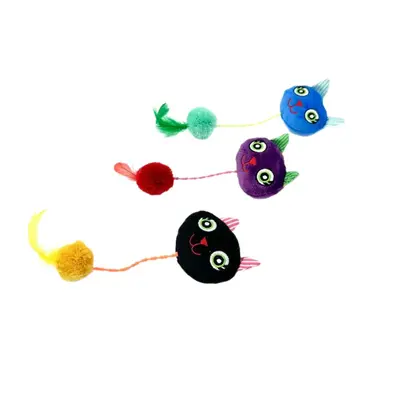 Owl Hairball Cat Toy, Interactive Teaser Cat Toy - 6