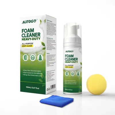 Cross-border multifunctional foam cleaner, powerful decontamination car interior leather seat cleaner, specially designed for white sneakers. - 7