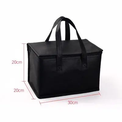Large Aluminium Foil Insulated Takeaway Bag, Portable Non-Woven Thermal Bag - 9