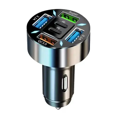 Araba şarjı 120W 1-6 USB multi-port - 12