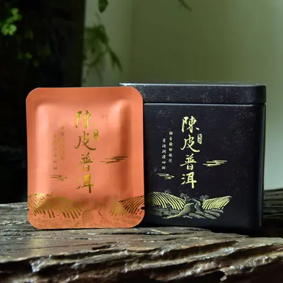 Chenpi-Pu'er-Reifetee, kleiner Teekuchen aus Yunnan - 7