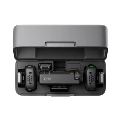 Wireless Noise-Cancelling Lapel Microphone Compatible with Mic Mini, Live Streaming