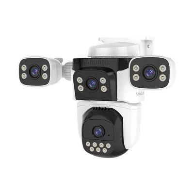 4-Kanal Heimüberwachungskamera 1080P Nachtsicht 360° Wireless - 8