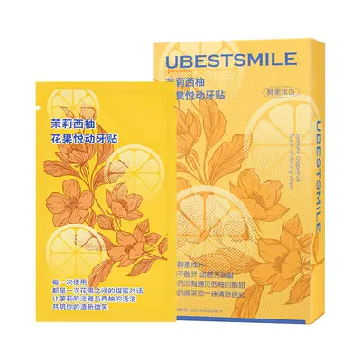 PAP+ Teeth Whitening Strips Fruit Flavor Dry Application