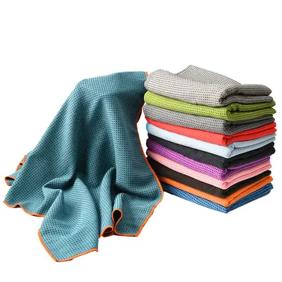 Non-Slip Yoga Mat Towel, Foldable, Washable, Extra Wide - 6