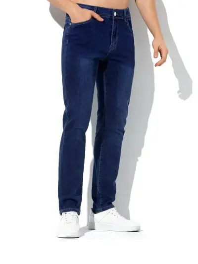 Women's High-Waist Ripped Straight Jeans with Multiple Pockets - 7