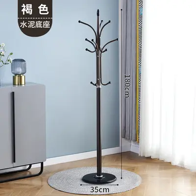 Iron Coat Rack with Legs for Bedroom and Living Room, Marble Pattern - 8