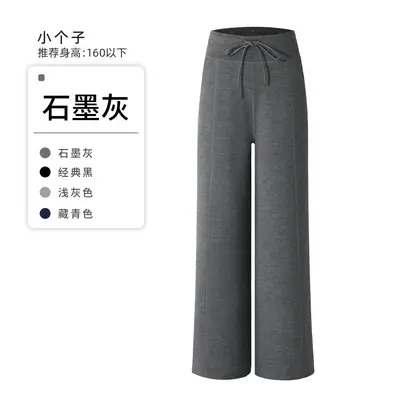 Damenhose aus Modal, hohe Taille, weites Bein, mit Tasche - 13
