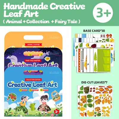 Quiet book with animal recognition and reusable stickers - 10
