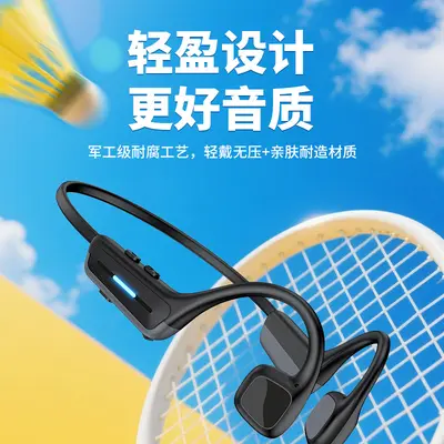 Kemik İletimli Bluetooth Kulaklık Açık Tasarım Spor Kablosuz