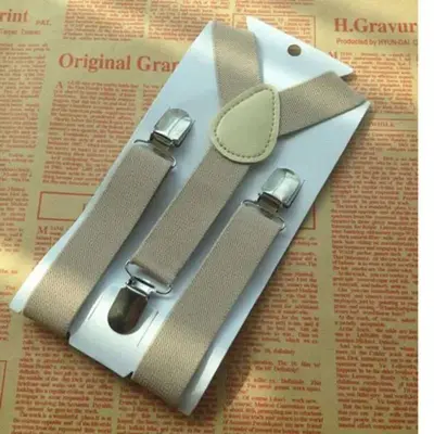 Kinder-Hosenträger mit Gummizug und verstellbaren Clips - 9