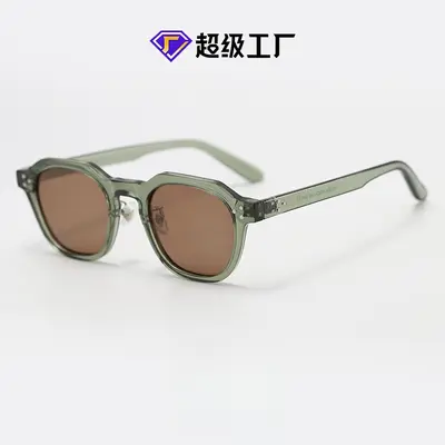 Retro TR90 Polygon Polarized Punk Sunglasses for Men and Women