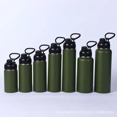 304 paslanmaz çelik uzay şişesi, 12oz 24oz 40oz 64oz, termos, hediye kutulu - 10