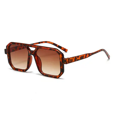 Large Frame Unisex Sunglasses, Simple Design, Ocean Lens Driving Glasses - 5