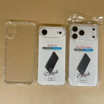 Clear Phone Case for Apple iPhone 17 16 15 14 Pro Max with Precise Cutouts Space Case Shockproof Protective Cover - 9