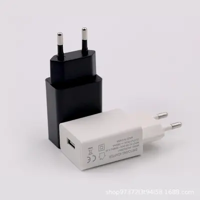 Spot Europe standard 5V1A mobile phone charger CE certified Bluetooth headset charging head USB fast charging power adapter