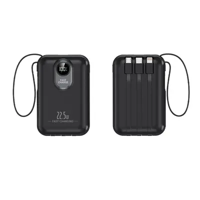 3C Certified 20000mAh Power Bank, 22.5W Super Fast Charging, Built-in Cable - 8