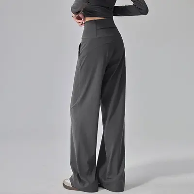 Women's yoga set autumn crew neck morning running - 10