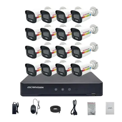 Coaxial camera set 16-channel, 2-8MP options, waterproof - 12