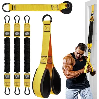 Resistance Rope Expander, Sit-Up Assist Home Fitness Band - 9