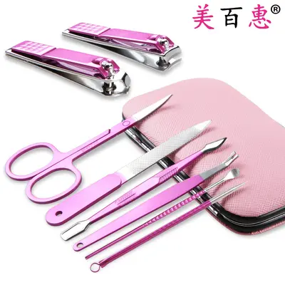 Manicure set, nail and pedicure tools, eyebrow trimmer