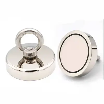 NdFeB Strong Magnetic Hook, Magnetic Lifting Ring, Round Suction Cup