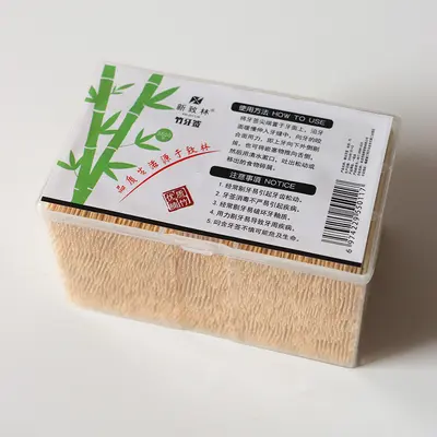 Bamboo toothpicks, 3600 pieces, double-pointed