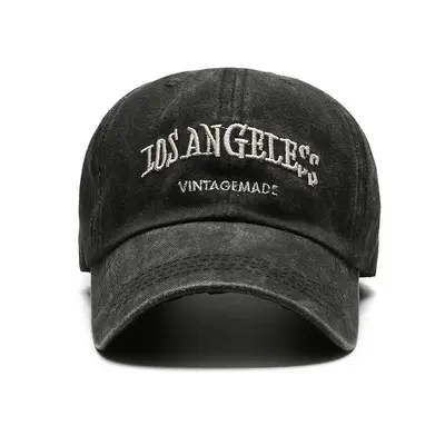 Damenhüte für großen Kopfumfang, Vintage gewaschene Baseballkappen, Herrensonnenhüte mit breiter Krempe, Retro-Trend Grenzüberschreitende Baseballkappen Großhandel. - 7