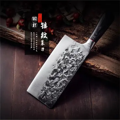 Forged stainless steel chef knife set, thickened, hand-forged - 2