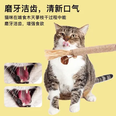 Silvervine Chew Stick and Catnip Ball Cat Toy, Natural - 5