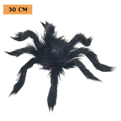 Halloween Realistic Large Spider and Spider Web Decoration Set - 9