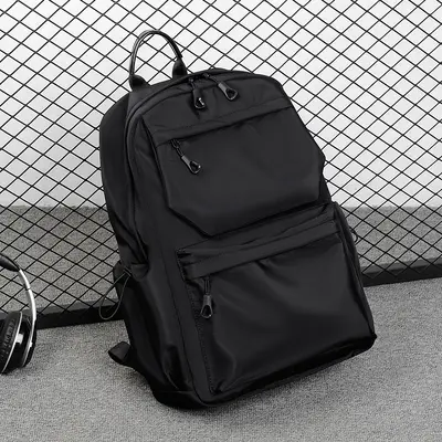 Men's Backpack, Large Capacity Schoolbag and Travel Bag with Laptop Compartment