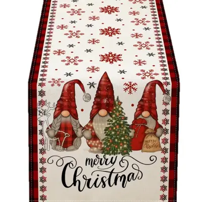 Christmas Digital Print Table Runner and Placemat - 6