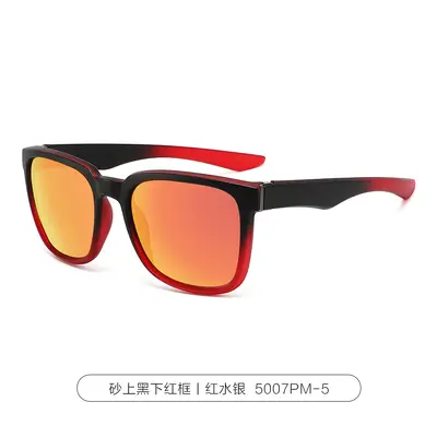 Men's Classic Square Frame Polarized Sunglasses with Sun Protection - 12