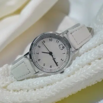 E-commerce New Women's Watch with KT Cat Strap Wholesale Live Streaming Best Seller Girls Watch Student Exam Watch - 7